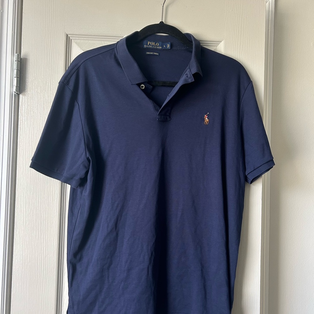 Polo by Ralph Lauren Men's Deep Blue Polo Shirt